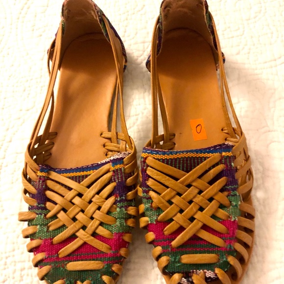NEW Aztec Huarache Sandals - Picture 2 of 4